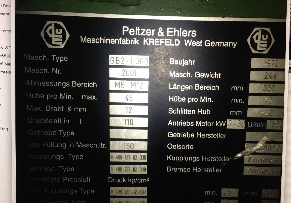 Peltzer Ehlers GB2L300 